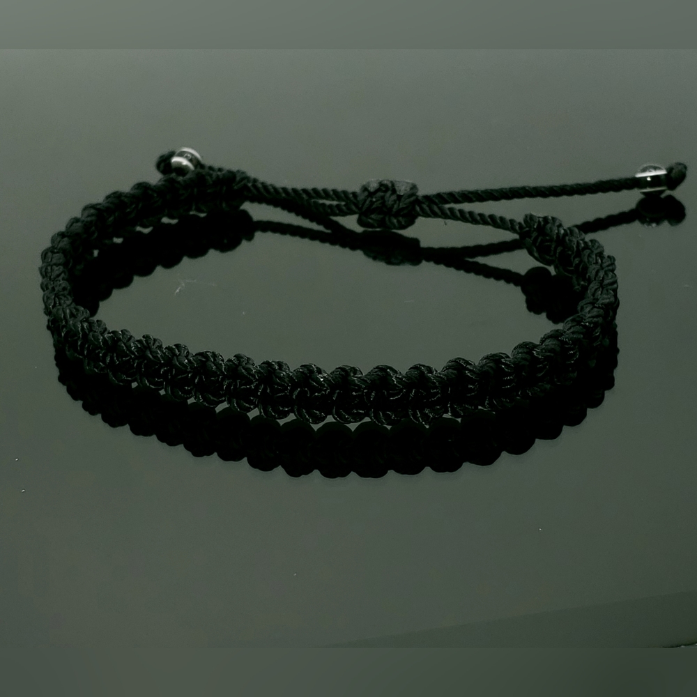 Black string evil eye protection wristband, good luck bracelet for man and woman